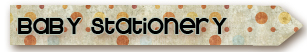 Click here for the latest baby stationery designs.