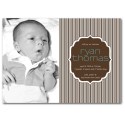 Blue and Brown Stripes Announcement