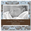 Distressed Flower Pattern - Blue