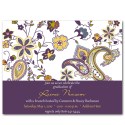 Floral Paisley Invitation
