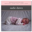 Two Color Name Announcement - Pink