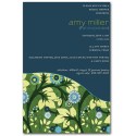 Green Floral Invitation