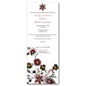 Long Flower Paisley Invite