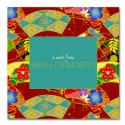 Japanese Floral Notecard - flat card