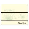 Bottom Lines Flower Design - fold-over card