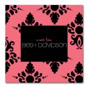Big Damask Notecard - flat card