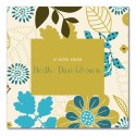 Peacock Notecard - flat card