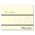 Bottom Lines Butterflies and Leaves - fold-over card