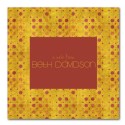Distressed Polka Dots Yellow Notecard - flat card